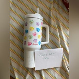 Valentine’s Sweetheart’s 40oz Stainless Steel Tumbler (NOT Stanley Brand)